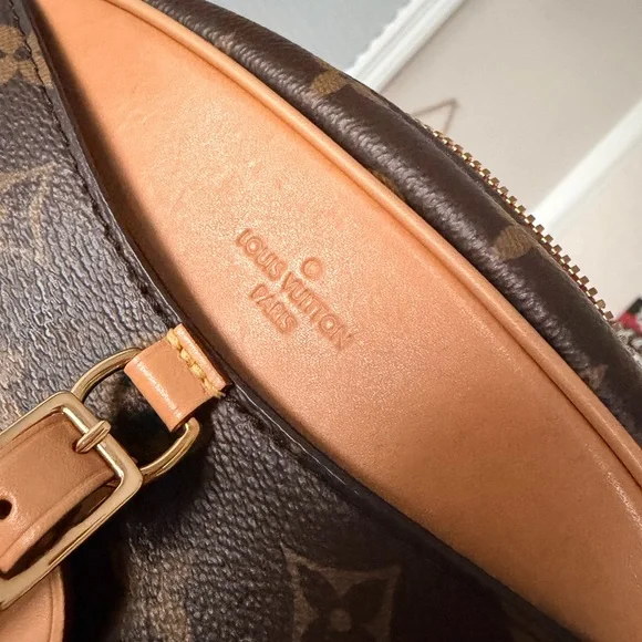 SOLD! LOUIS VUITTON Monogram Deauville Mini shoulder bag tag charm - Picture 2 of 16